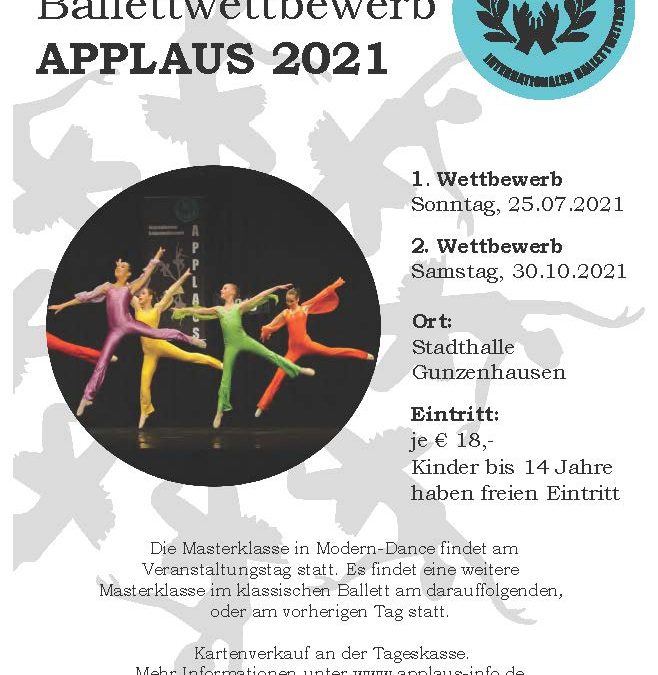 Ballettwettbewerb 2021 – neuer Versuch! #restart